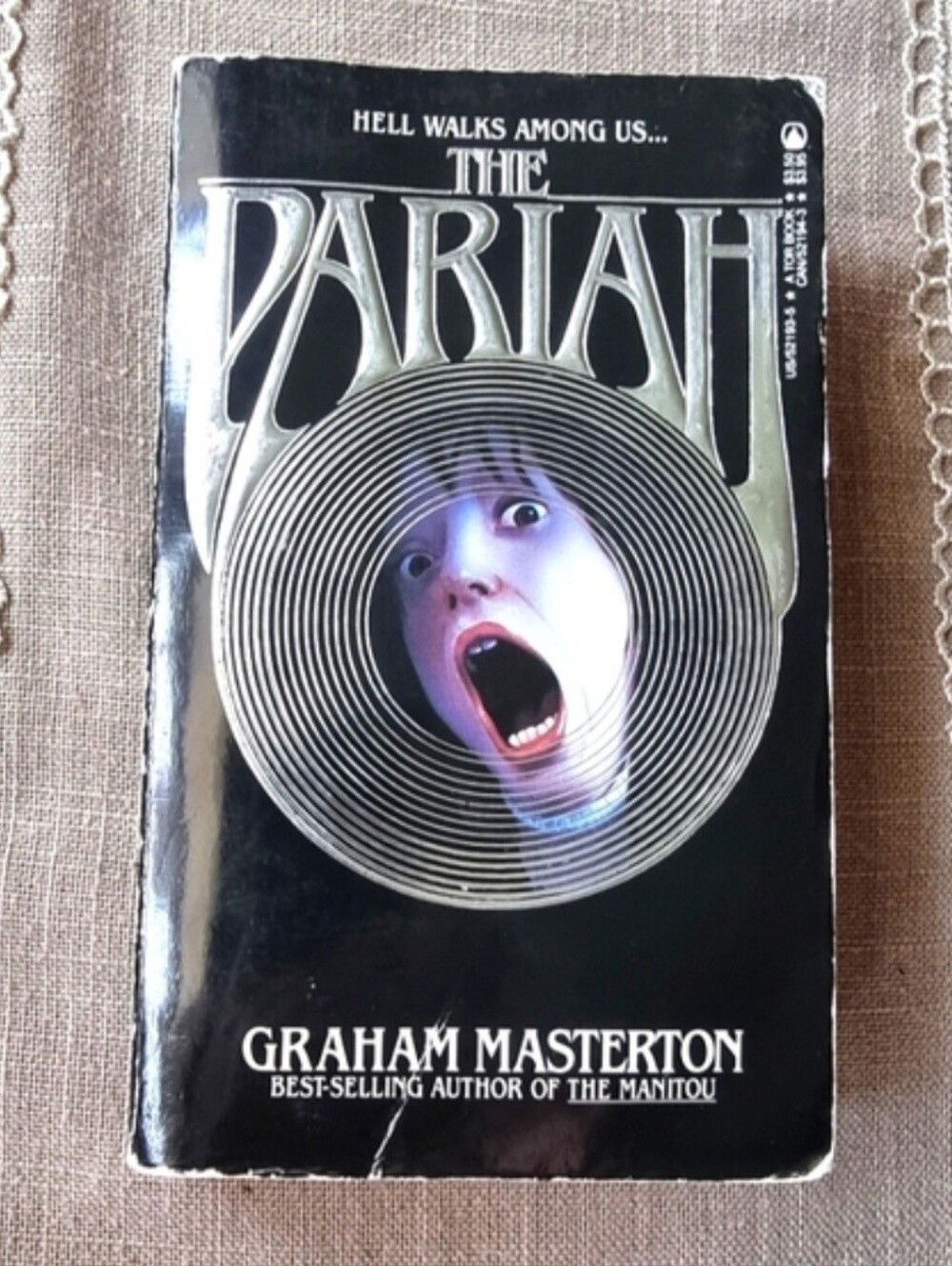 The Pariah by Graham Masterton Paperback Vintage 80s Horror Book